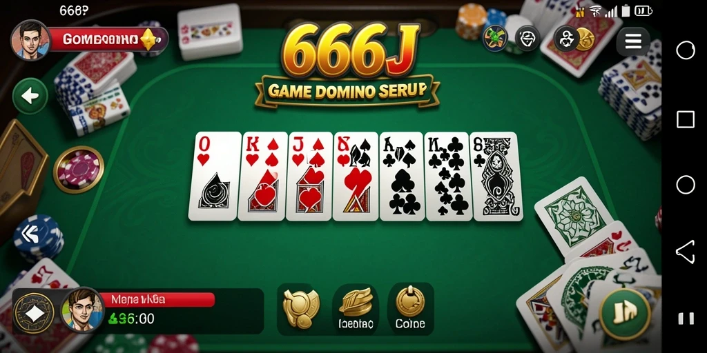 Tampilan gameplay seru dari 666J dengan interaksi pemain yang dinamis.