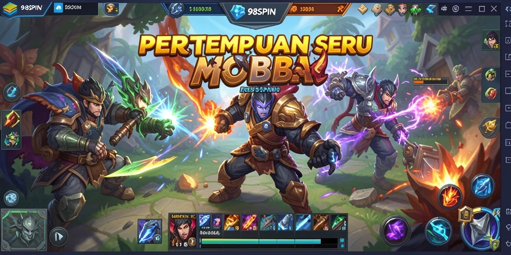 Tangkapan layar dari gameplay 98SPIN yang penuh aksi dan strategi.