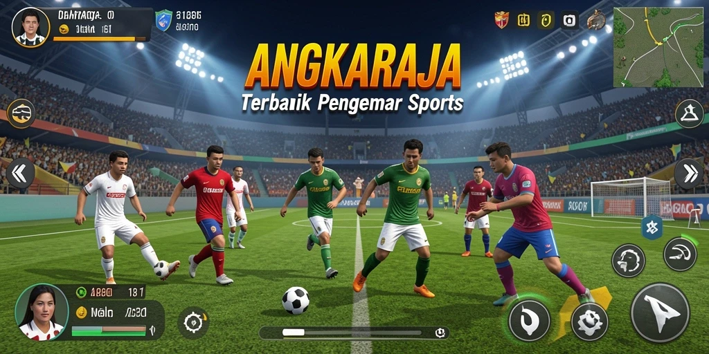 Tampilan gameplay seru dan mendebarkan dalam <strong>ANGKARAJA</strong>.