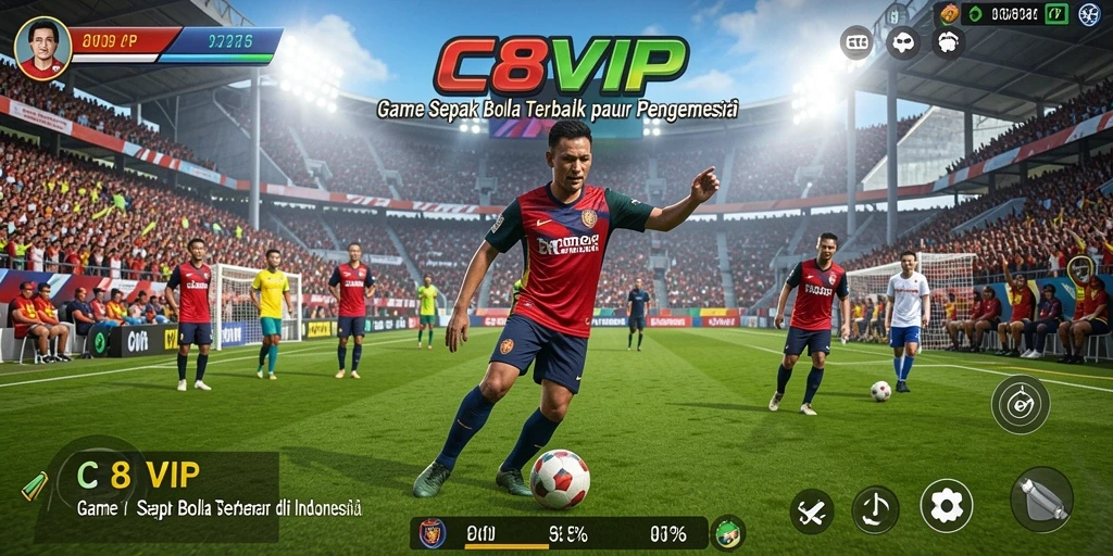 Gameplay seru dan realistis dalam C8VIP yang memukau.