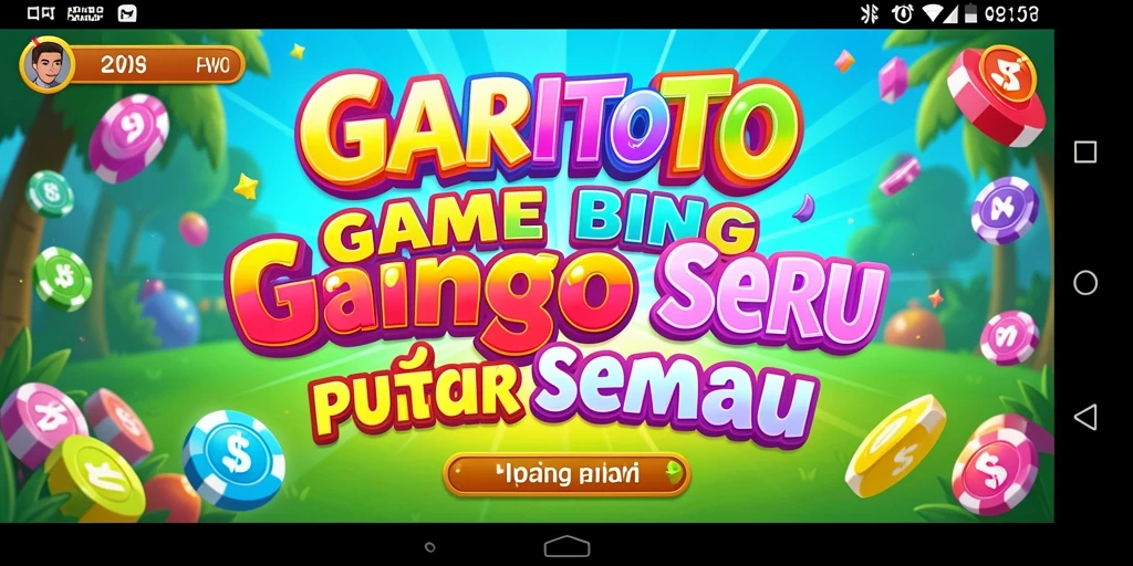 Tampilan gameplay GARITOTO dengan suasana Bingo yang seru.