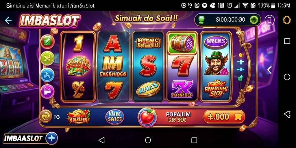 Screenshot utama IMBASLOT menunjukkan gameplay slot yang menarik dan menyenangkan.