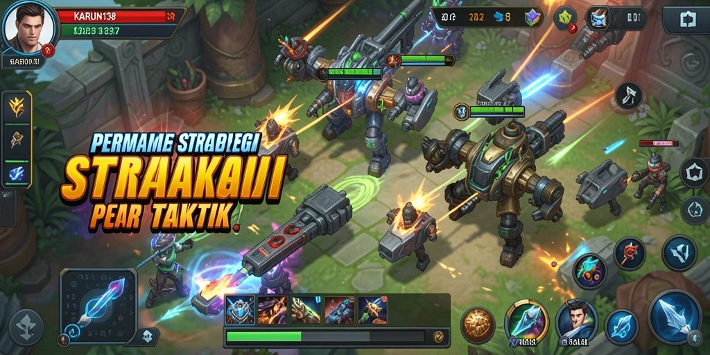 Tampilan menarik dari gameplay strategi dalam KARUN138.