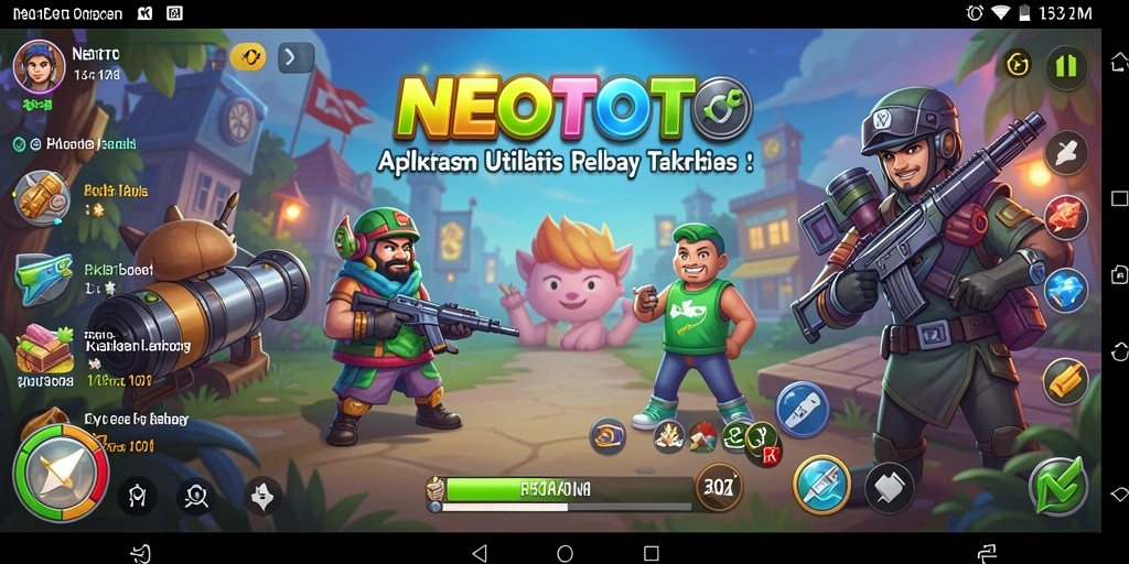 Tampilan utama NEOTOTO yang mengutamakan utilitas sehari-hari.