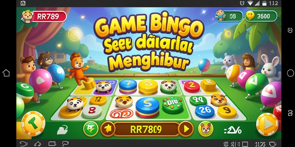 Tampilan gameplay RR789 yang mengasyikkan saat bermain Bingo.