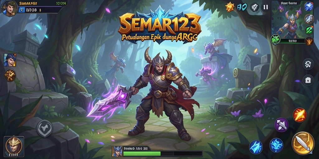 Tampilan gameplay menakjubkan dari SEMAR123 dalam genre ARPG.