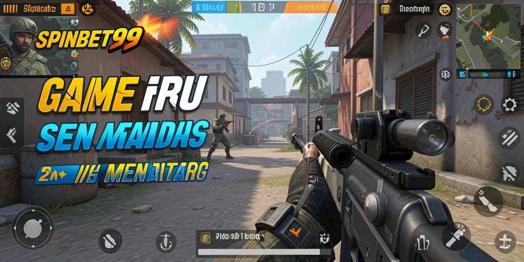 Tampilan menegangkan gameplay SPINBET99 saat pertarungan berlangsung.
