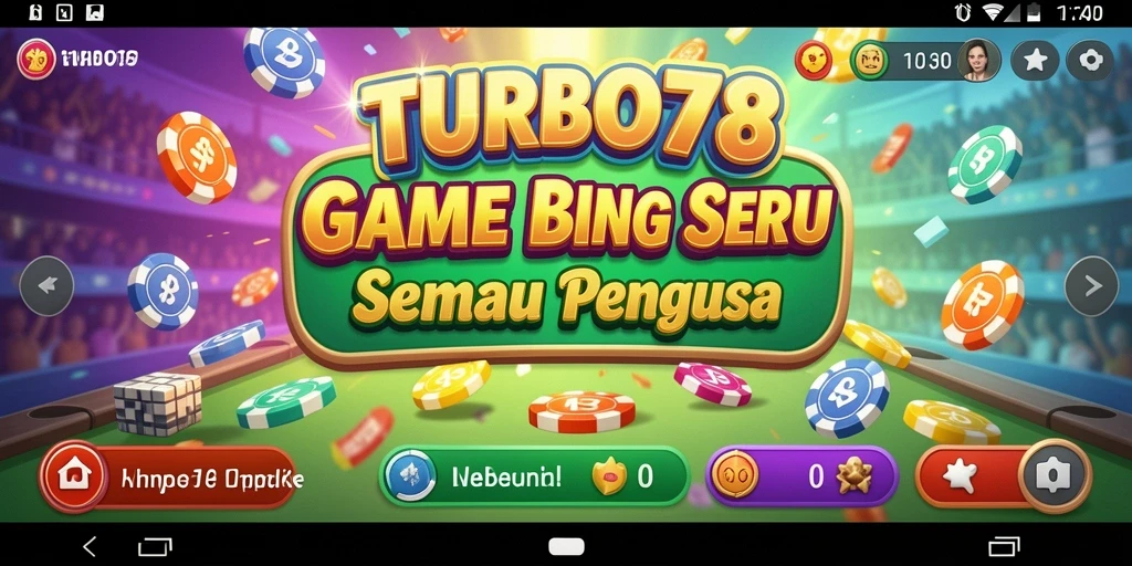 Tampilan gameplay TURBO78 yang menakjubkan dan interaktif.